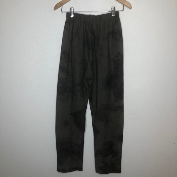 Tina Jo Tie Dye Sweatpants Black Gray Xsmall - Picture 2 of 6